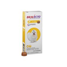 Bravecto 112,5mg comp antipulga carrapato p cães 2 a 4,5kg
