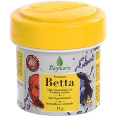 Ração p/ peixe Beta Guppy Colisa Poytara betta 14g +proteina