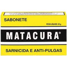 Sabonete antipulgas sarnicida Matacura 80g alivio imediato