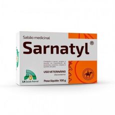 Sabonete Sarnatyl Medicinal para Cães, Gatos, Equinos e Bovinos 100g