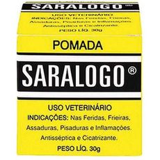 Saralogo Pomada Antisséptica Cicatrizante Para Animais 30g