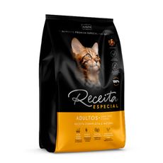 Ração Receita Especial  GOURMET PARA Gatos Adultos Carne, Peixe e Frango 1kg