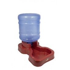 Bebedouro de cachorros e gatos c/ galão automatico 10l azul