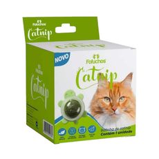 Brinquedo interativo p gatos bola giratoria adesiva c catnip