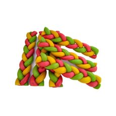 Petisco osso Flex cães trança flexivel colorida mordedor 1kg