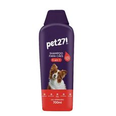 Shampoo cães e gatos Pet27 5x1 700ml +limpeza +perfume