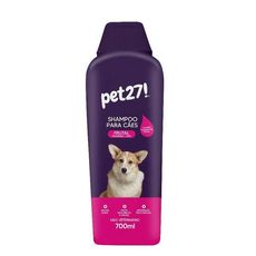 Shampoo cães e gatos Pet27 frutal 700ml + limpeza + perfume
