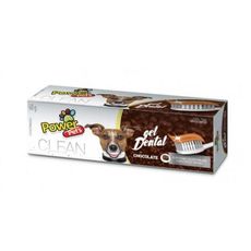 Pasta de dente Powerpets gel creme dental chocolate 60g