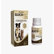 Glicovet Gold glicopan suplemento vitami120ml queda de pelos