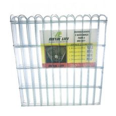 Cercadinho p/ cachorros pets crianças galvanizado 65x48 8pçs