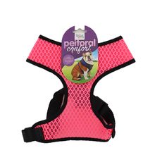 Coleira peitoral confort ajustavel The Pets Grande Rosa