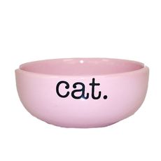 Comedouro Pet Injet Cerâmica Cat Rosa para Gatos