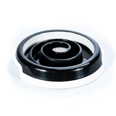 Comedouro Truqys Slow Food para Cães e Gatos Preto