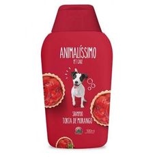 Shampoo cães/gatos animalissimo 500ml torta de morango pet
