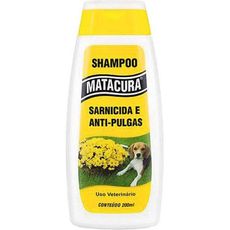 Shampoo Matacura sarnicida antipulgas p cães 200ml +eficacia