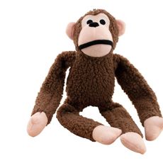 Binquedo pelucia macaco médio que faz barulho cães gatos pet