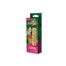 Bastão alimento petisco p/ calopsitas 2uni 100g Powerbird