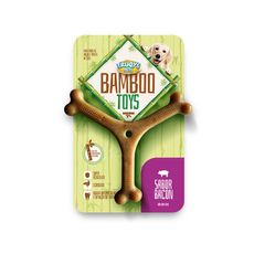 Brinquedo Truqys Osso Bamboo Y para Cães Sabor Bacon