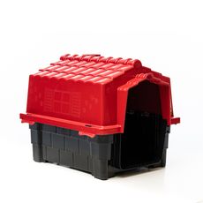 Casinha p cachorro Eco colors casa cães plástico N5 Vermelho