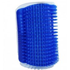 Coçadinha brinquedo coçador escova massageadora p gatos azul