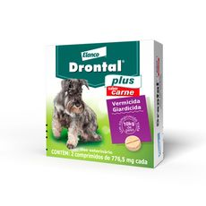 Drontal Plus para Cães de 10 kg Sabor Carne
