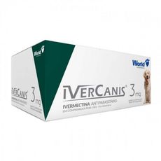 Ivercanis 3mg Display Ivermectina pulga/carrapatos 12x4 comp