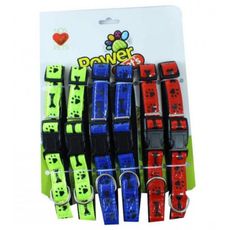 Kit 6 coleiras refletiva para cachorro medio e grande porte