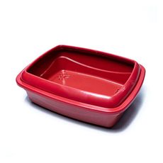 Bandeja higienica caixa areia borda Grande alta Vermelho