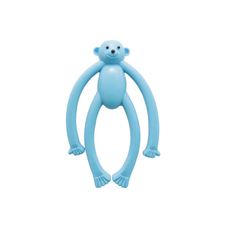 Brinquedo mordedor monkey macaco Azul para cães 19cm