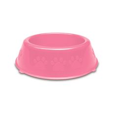 Comedouro Pet Injet Pata Rosa para Cães Filhotes - 300ml