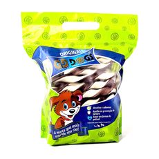Osso Flex Petisco P/ Caes Cachorro Loop Mix Chocolate 1 Kg