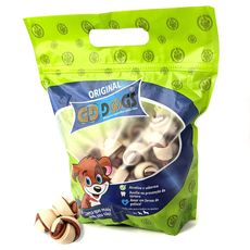 PETISCO FLEXÍVEL PARA CACHORRO - Choco Osso Nó 2X3 Flex - AUXILIA NO TÁRTARO. EMB.1KG