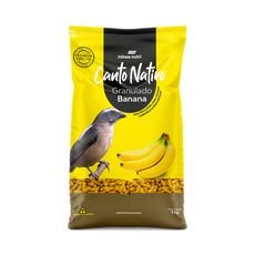 Ração Canto Nativo Granulado Banana 5KG