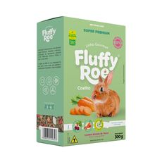 RAÇÃO FLUFFY ROE GOURMET PARA  COELHOS  300G
