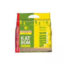Granulado sanitario hig Katbom gatos capim limão 6kg econom.