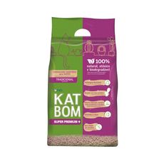 Granulado sanitario hig Katbom tradicional gatos 3kg econom.