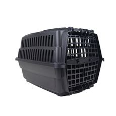 Caixa transporte c/ trava cães gatos Pets Love trav N2 Black