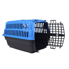 Caixa Transporte com Trava Cães Gatos Pets Love Travel N°3 Azul