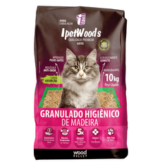 Granulado Higiênico de Madeira para Gatos