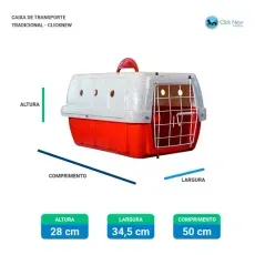 Caixa Transporte - Tradicional Nº 1 Clicknews Vermelha