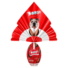 Ovo de Páscoa para Cachorros Doogs - Sabor Carne 200g