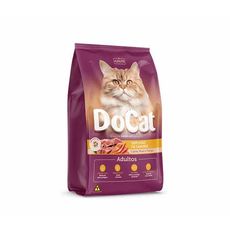 Ração Docat Premium Gatos Adultos Castrados Salmão e Peixe 20 kg